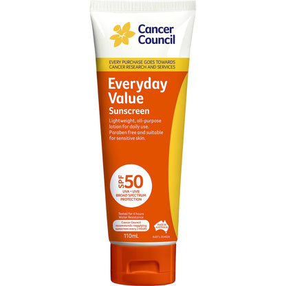 Cancer Council Everyday Value Sunscreen Spf50+ 110ml