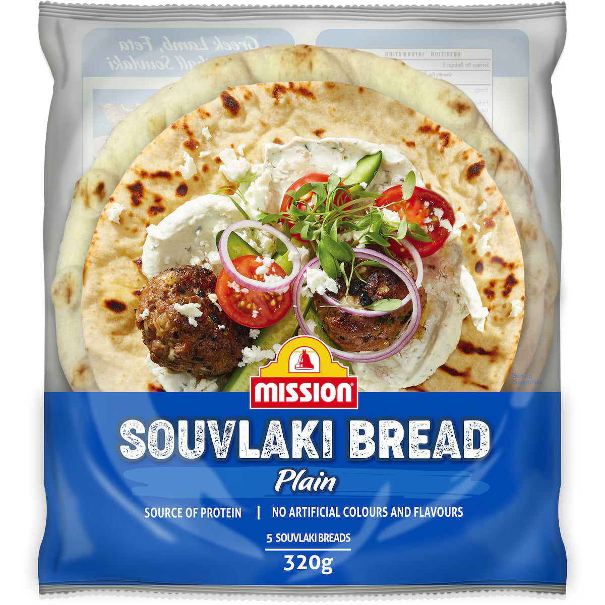 Mission Souvlaki Bread - 320g