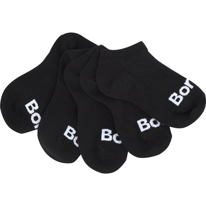Bonds Kids Low Cut Sock White Or Black Size 13 To 3 5 Pack