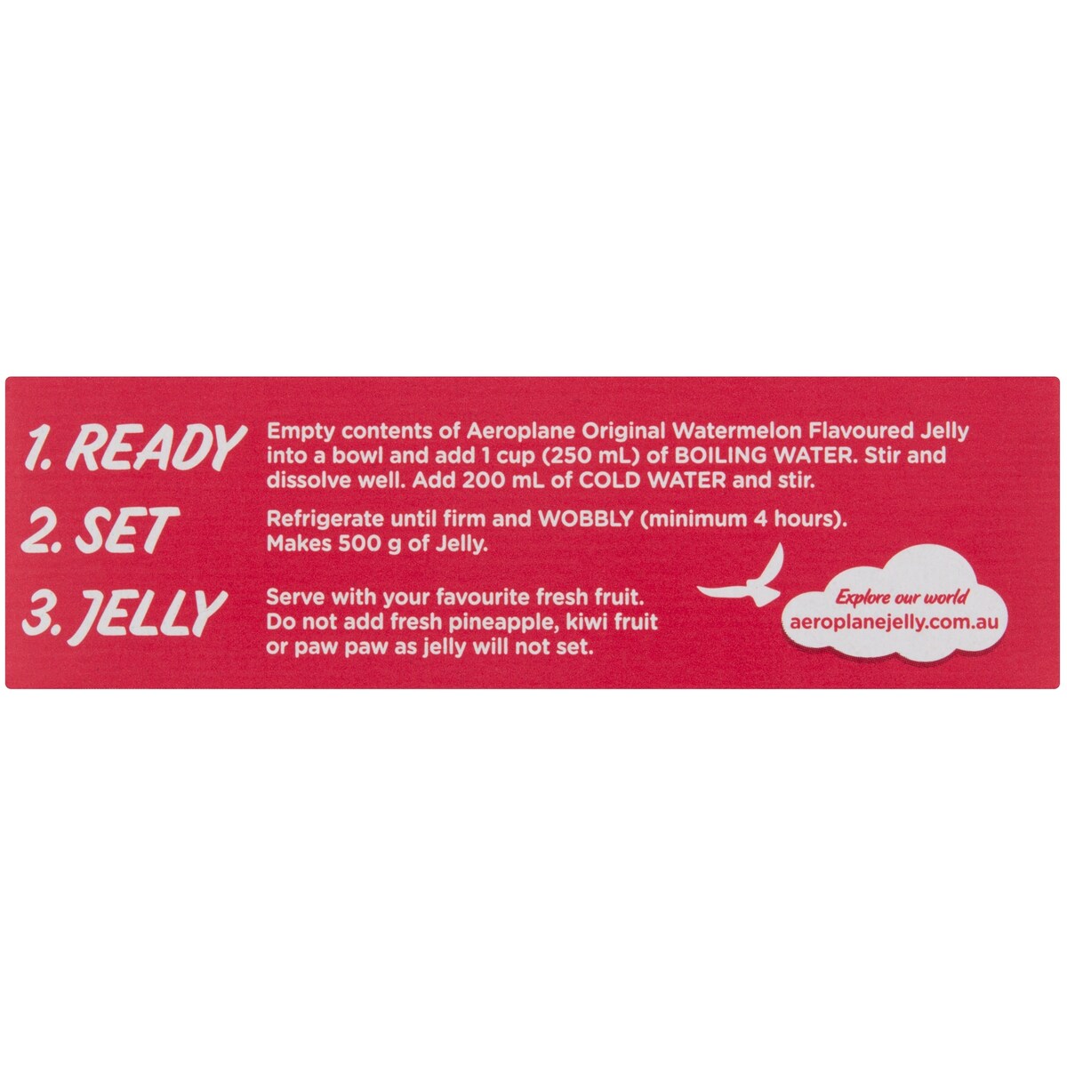 Aeroplane Original Watermelon Flavoured Jelly 85g