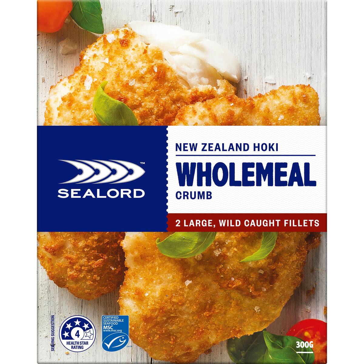 Sealord Hoki Wholemeal 150g X 2 Pack