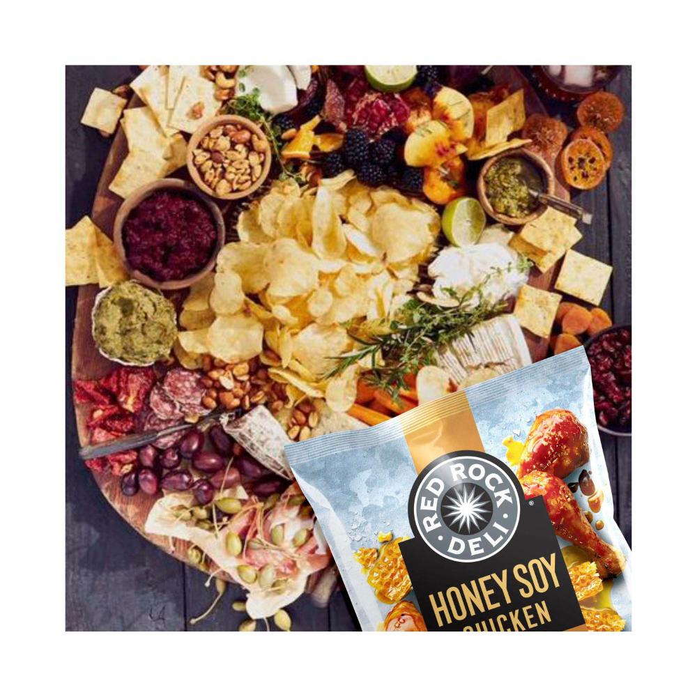 Red Rock Deli Honey Soy Chicken Potato Chips - 165g