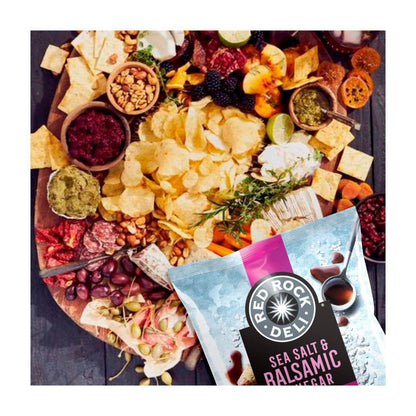Red Rock Deli Sea Salt & Bal Vinegar Potato Chips - 165g