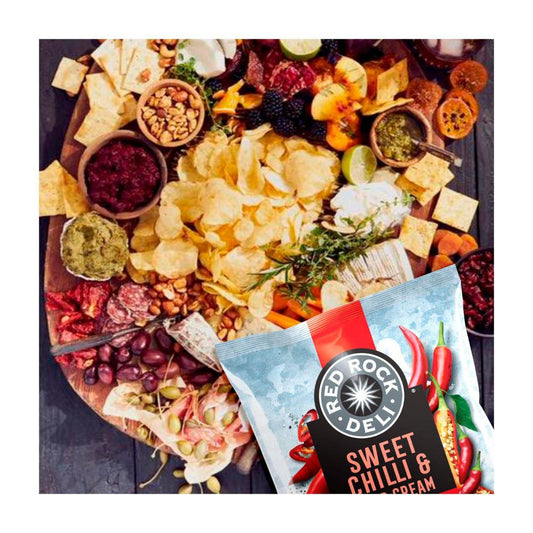 Red Rock Deli Potato Chips Sweet Chilli And Sour Cream - 165g