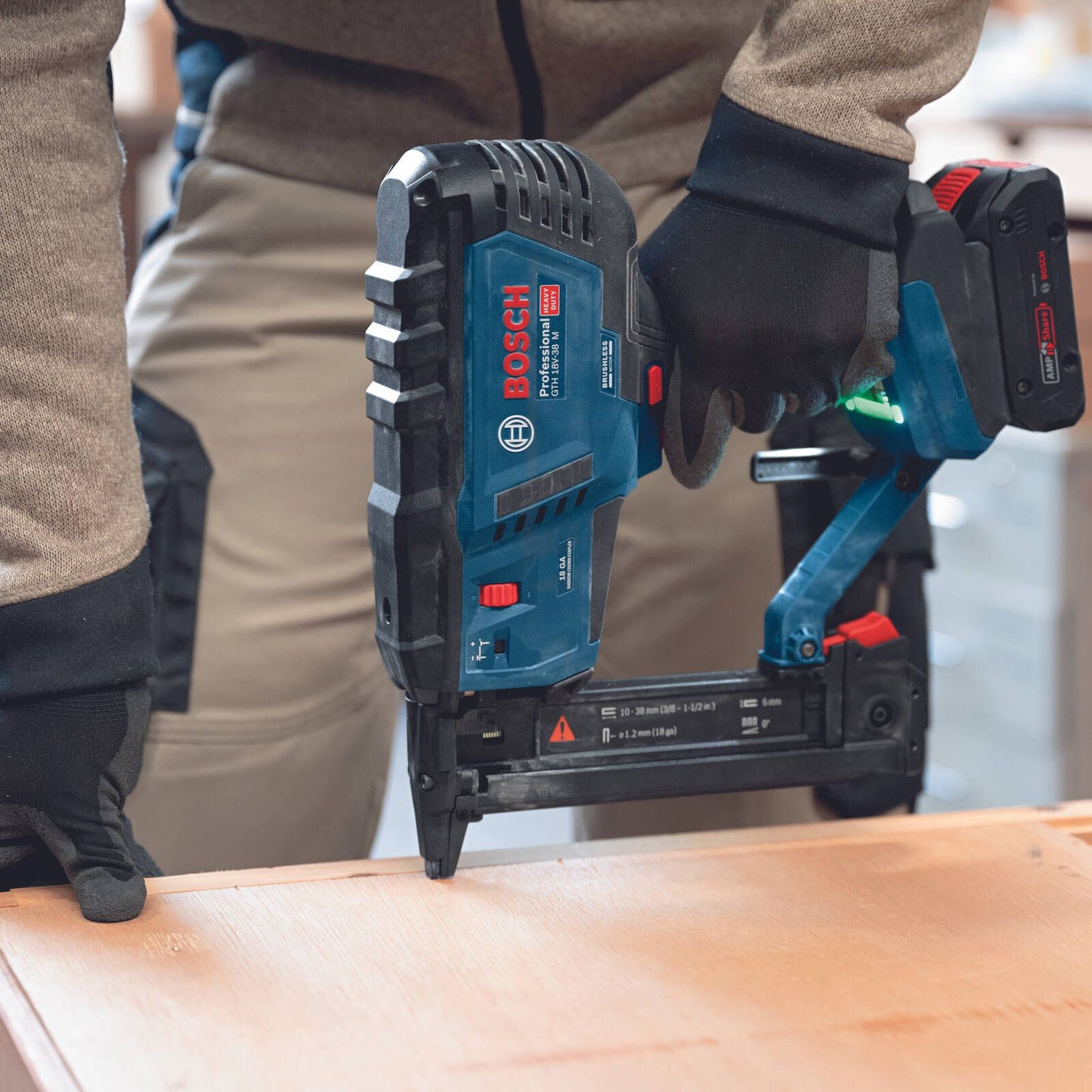 Bosch Wood Stapler - 18V - Skin Only - 295 x 110 x 380mm