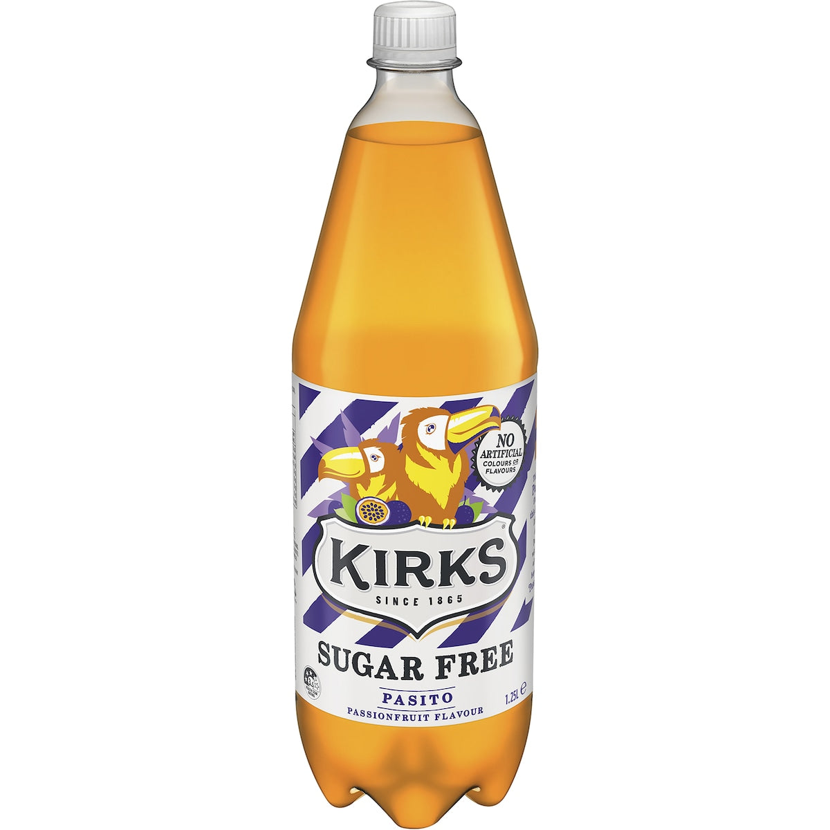 Kirks Sugar Free Pasito Soft Drink Bottle 1.25L