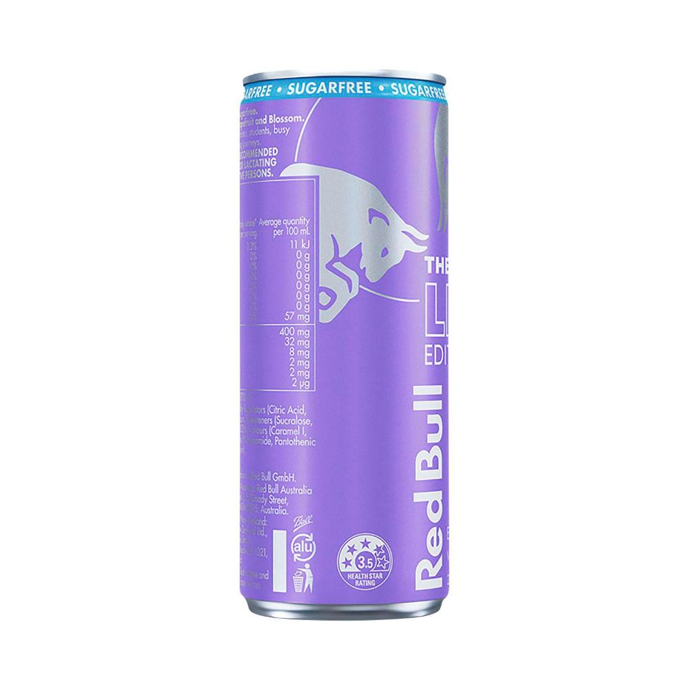 Red Bull Sugar Free Energy Drink Lilac Edition - 250mL