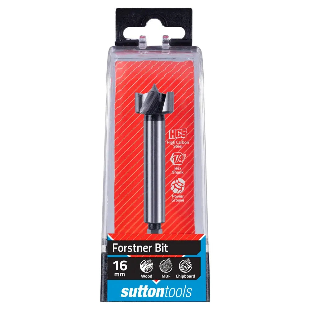 SUTTON 16mm 1 4Hx HSS Forstner Wood Drill Bit D5230160