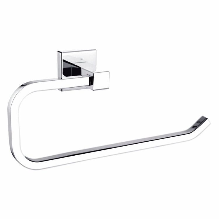 Mondella 245mm Chrome Rococo Towel Ring Chrome