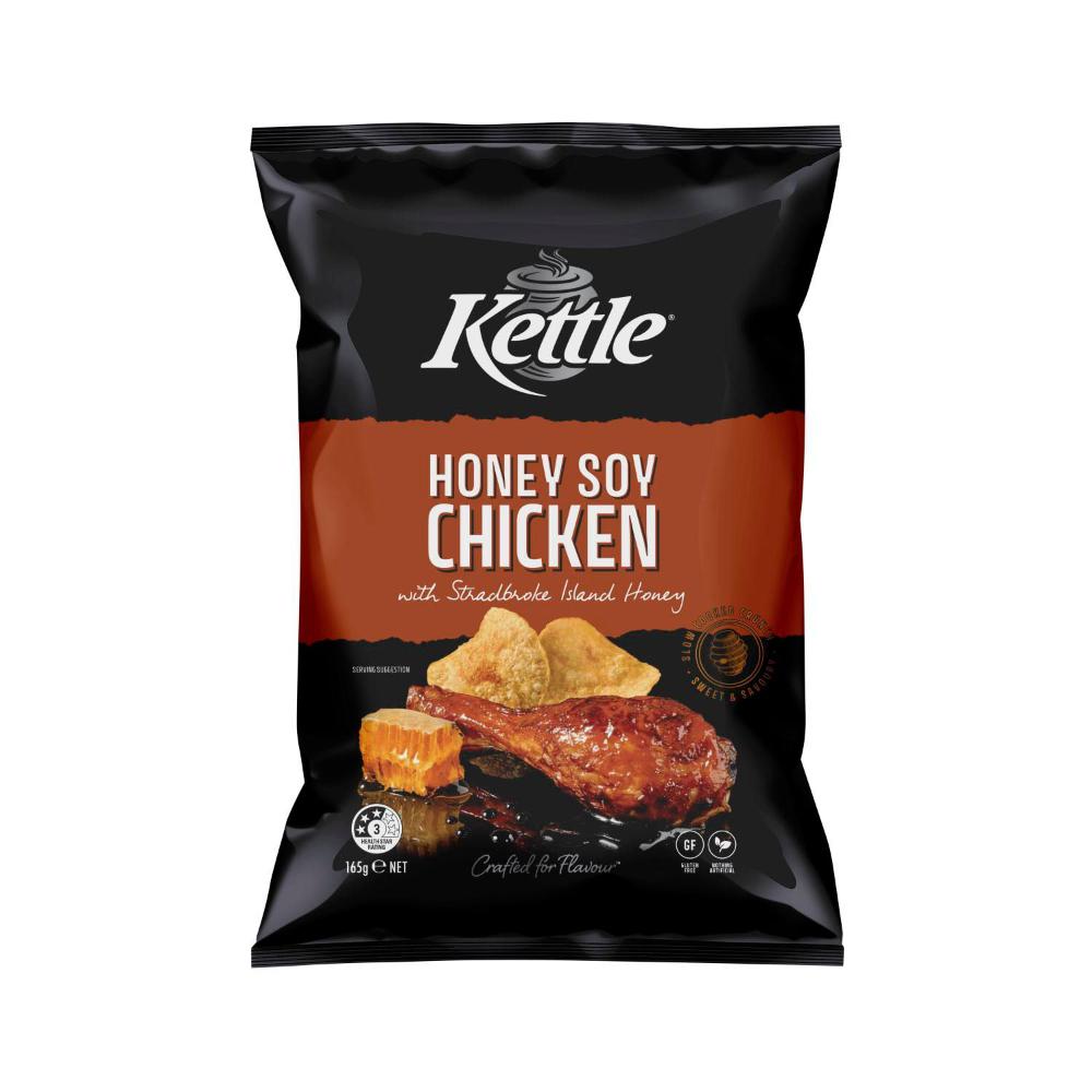 Kettle Honey Soy Chicken Potato Chips - 165g