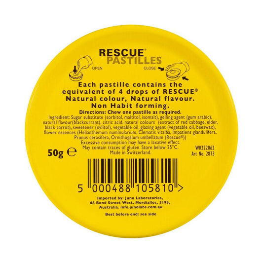 Rescue Pastilles Blackcurrant - 50g