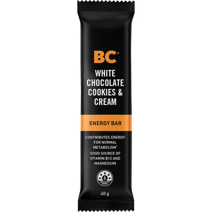 Bc Snacks White Choc Cookies & Cream Energy Bar 40g