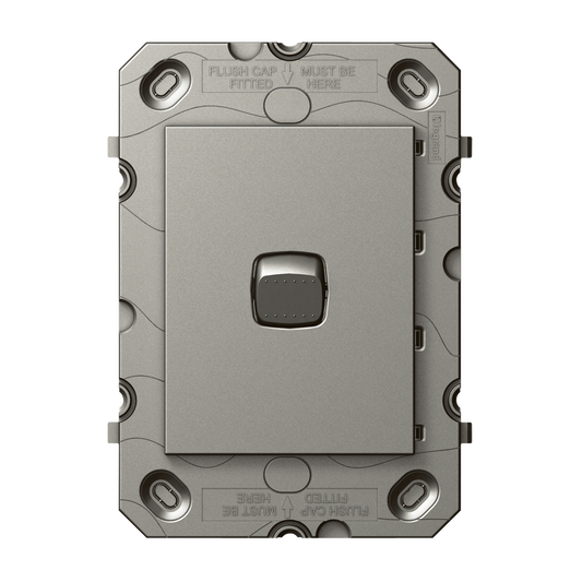 HPM Arteor 1 Gang Wall Switch Grid - Magnesium - 113 x 77mm