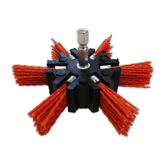Josco Abrasive Nylon Fan Grinder Brush - 100mm