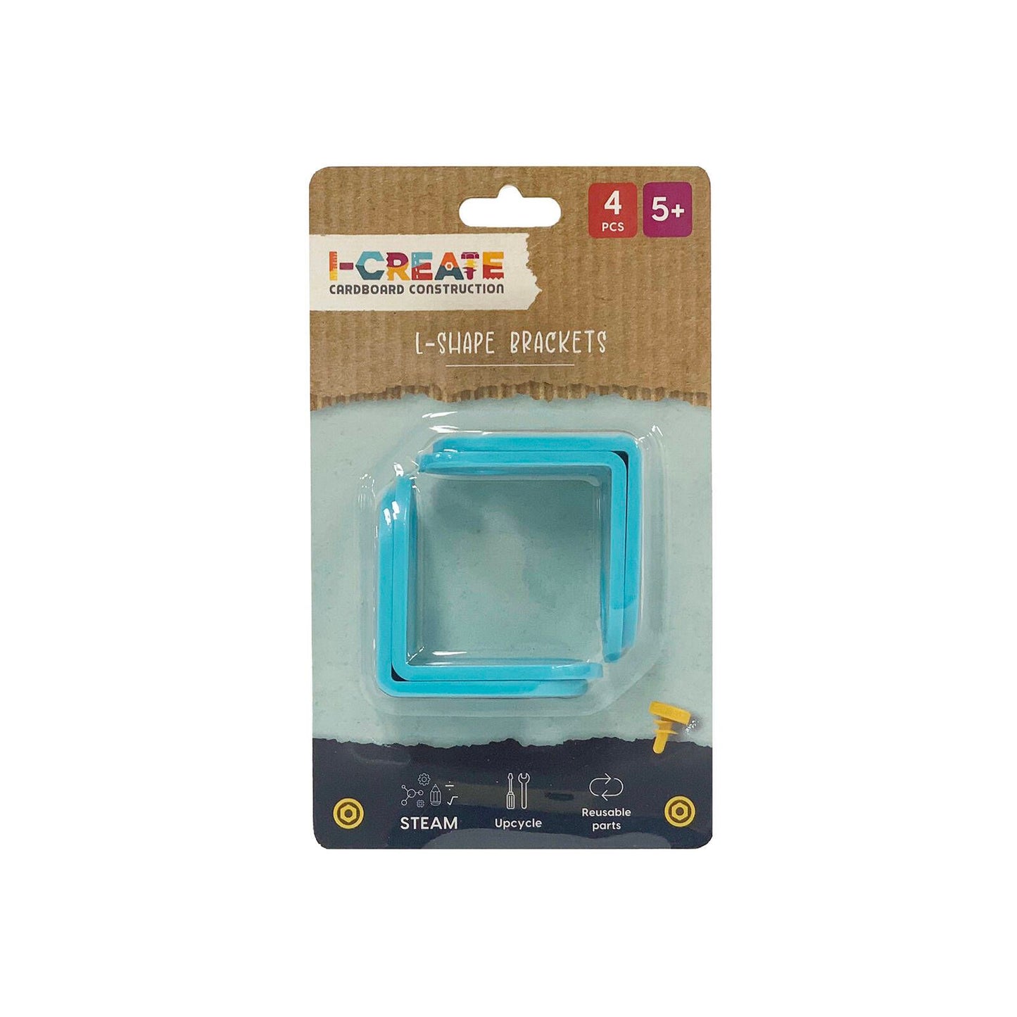 I Create L Shape Brackets - 50 x 50mm - 4 Pack