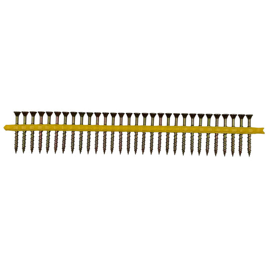 Simpson Strong-Tie Zinc Yellow Subflooring Collated Quik Drive Screw 10 x 50mm 500 Pack