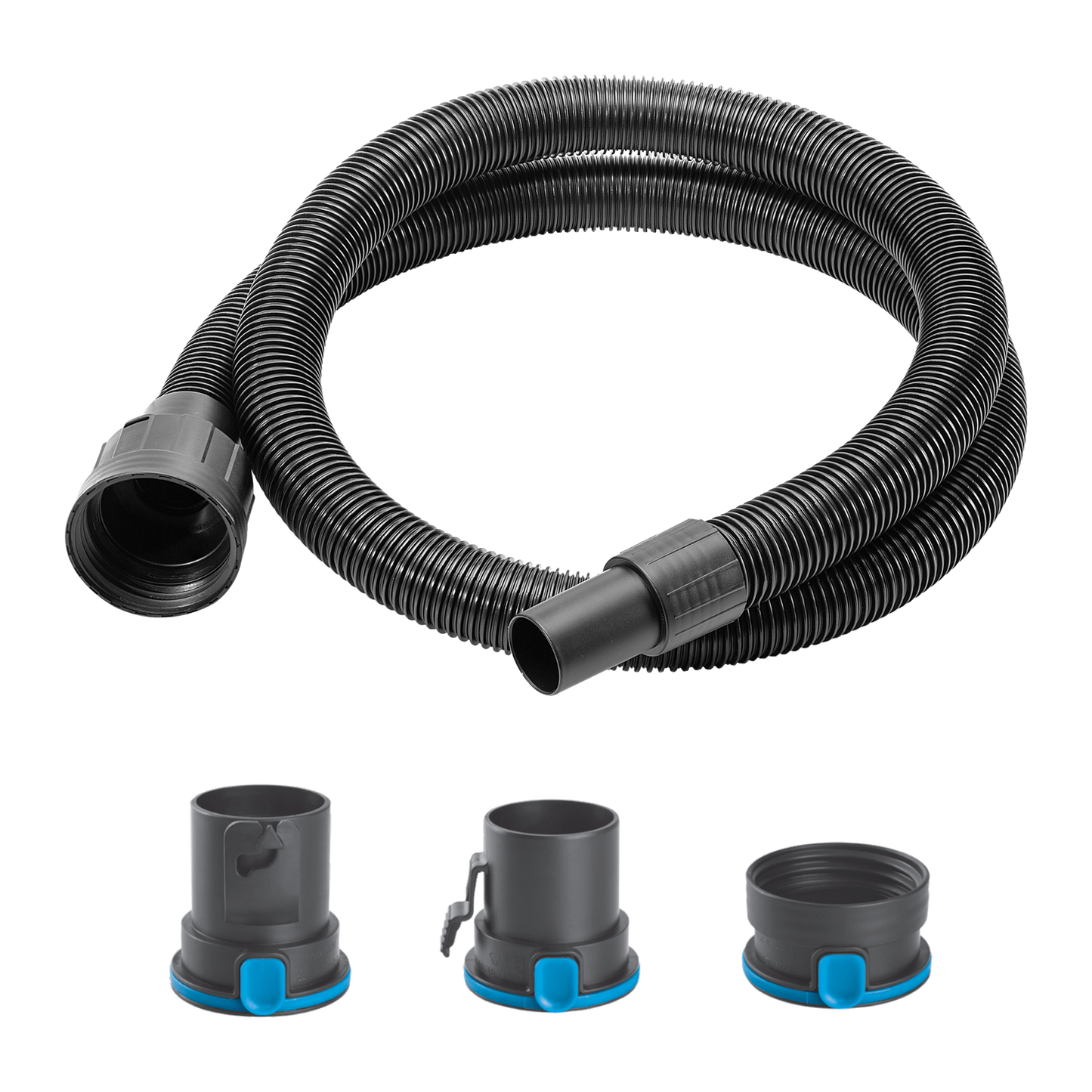 Powerfit Workshop Vacuum Extension Replacement Hose - 2.5m - Black