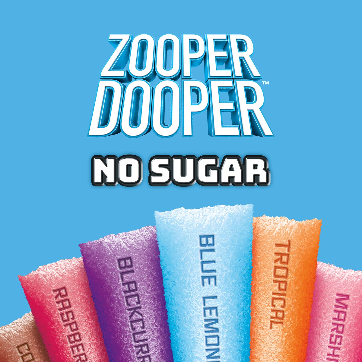 Zooper Dooper No Sugar 24 pack