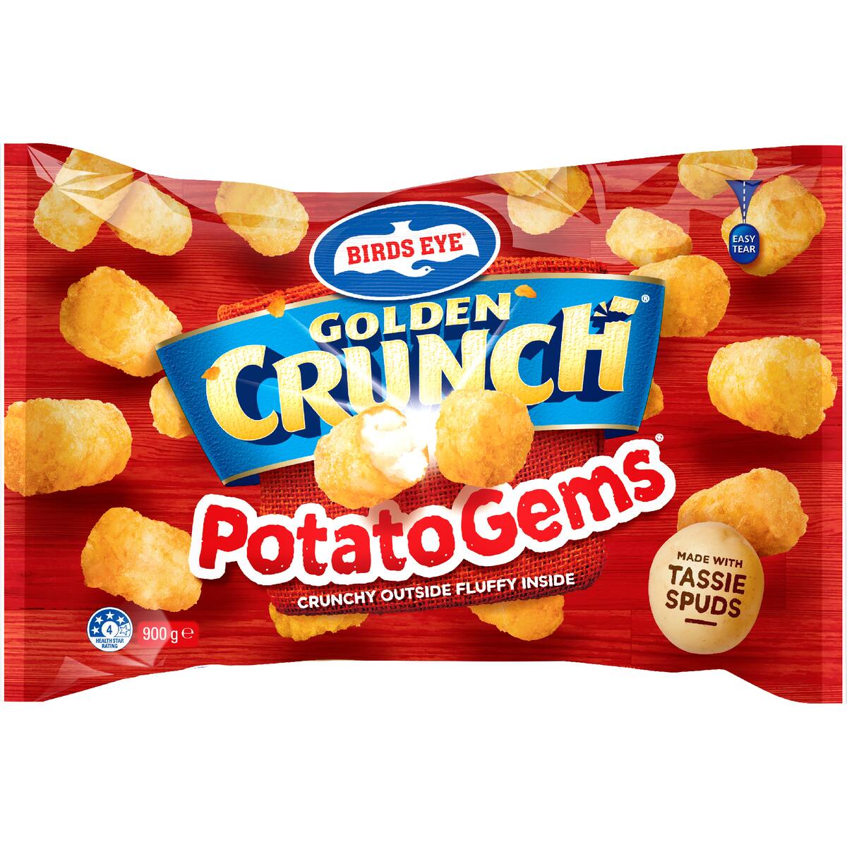 Birds Eye Potato Gems Bite Size Hash Brown 900g