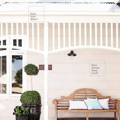 Dulux Weathershield Exterior Paint - 1L - Vivid White Gloss