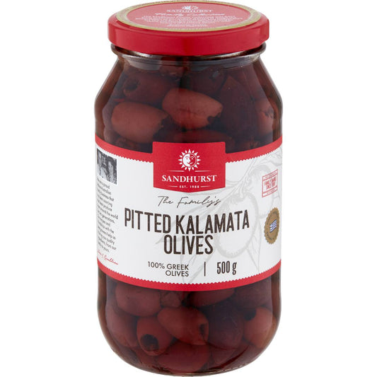 Sandhurst Olives Kalamata Pitted 500g