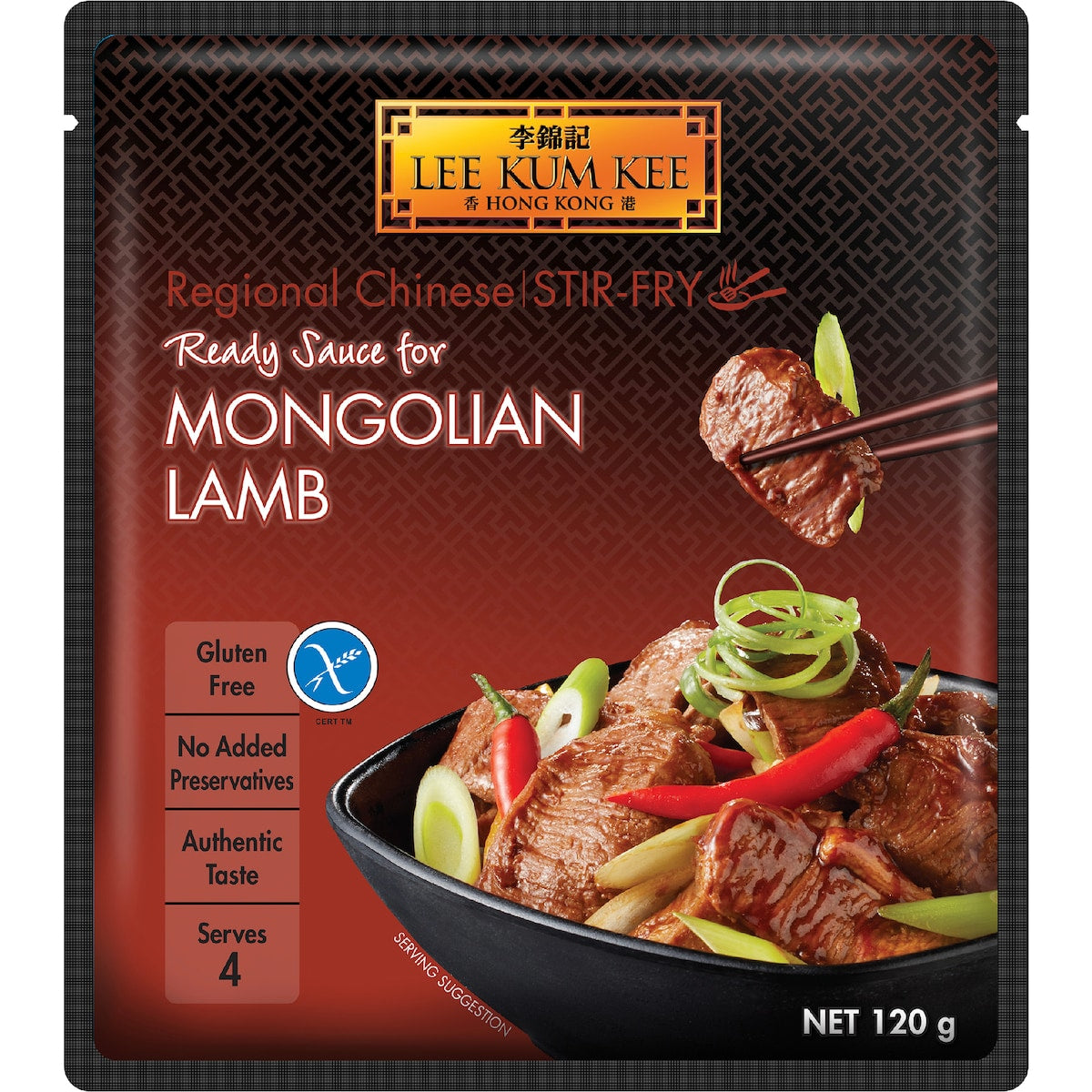 Lee Kum Kee Ready Sauce Mongolian Lamb 120g
