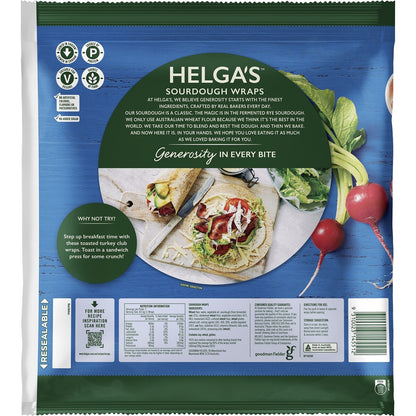 Helgas Sourdough Wraps 7 Pack