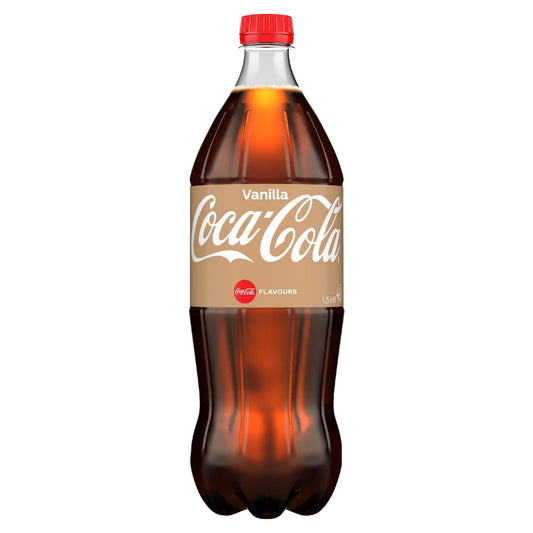 Coca-cola Vanilla Soft Drink Bottle 1.25l