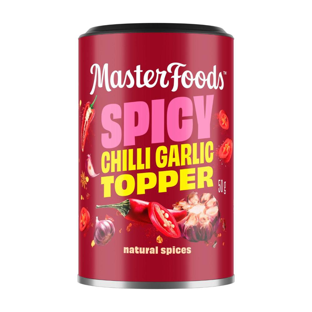 Masterfoods Spicy Chilli Garlic Seasoning Can - 50g