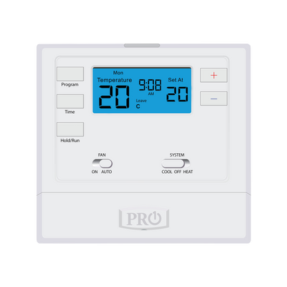 Pro1 Thermostat - T605-2 - Programmable - White