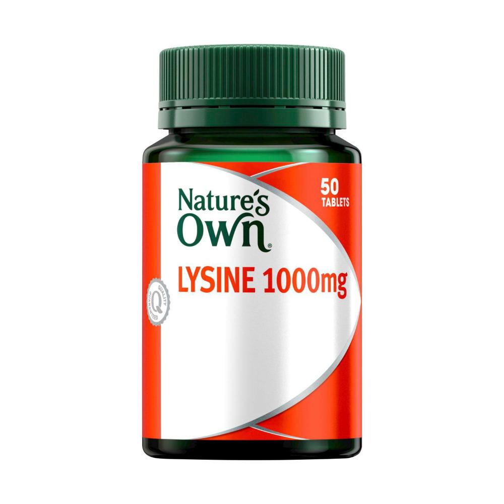 Nature's Own Lysine 1000mg - 50 Pack