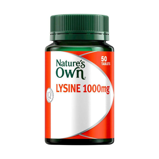 Nature's Own Lysine 1000mg - 50 Pack