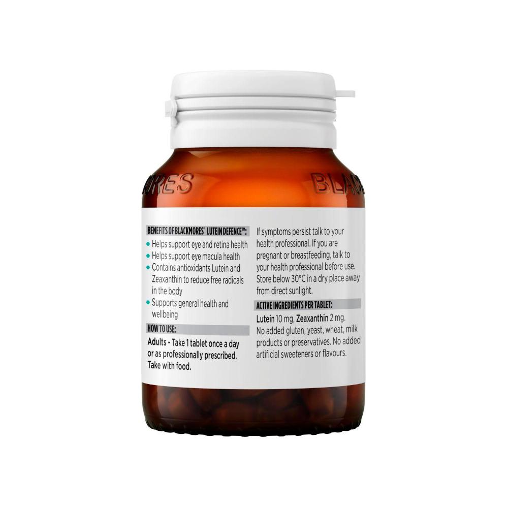 Blackmores Lutein Defence Eye Care Vitamin Tablets - 60 pack