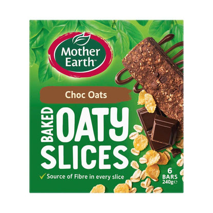 Mother Earth Baked Oaty Slices Chocolate Oats - 240g