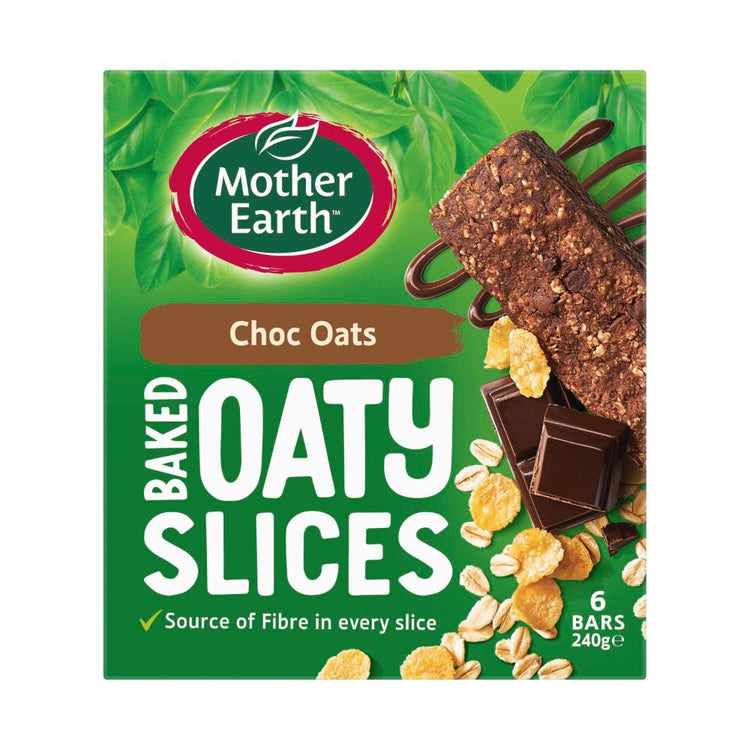 Mother Earth Baked Oaty Slices Chocolate Oats - 240g
