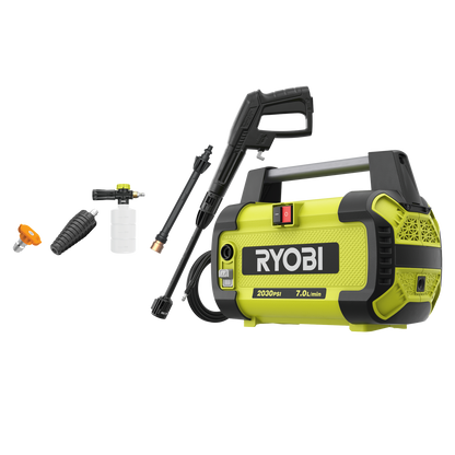 Ryobi Compact High Pressure Washer - 2030 PSI - 6.4kg