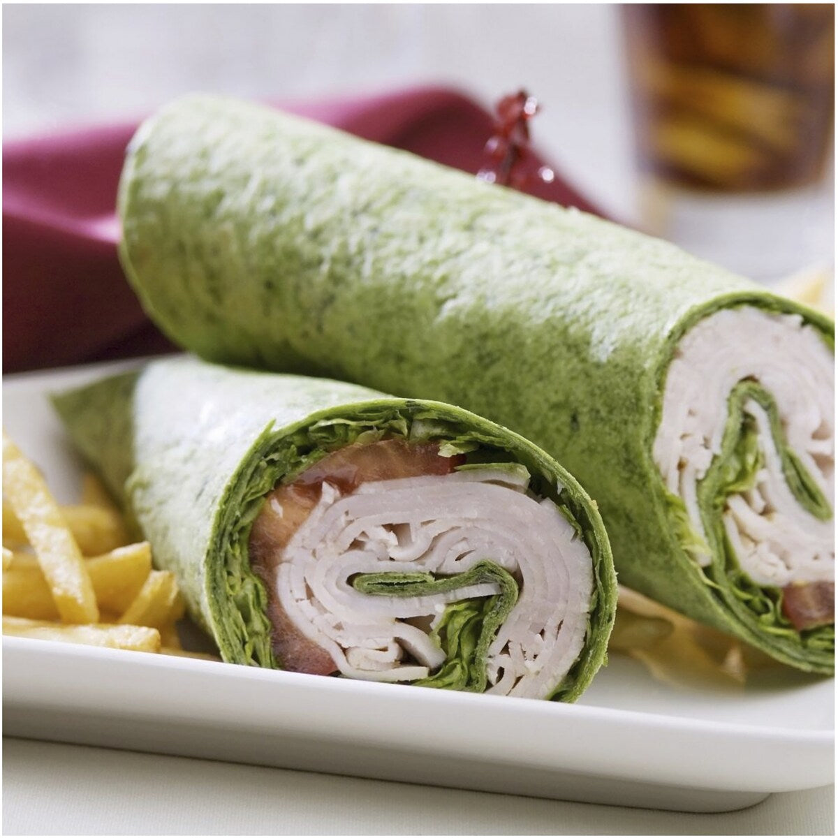 Helgas Wraps Spinach & Herb 7 Pack