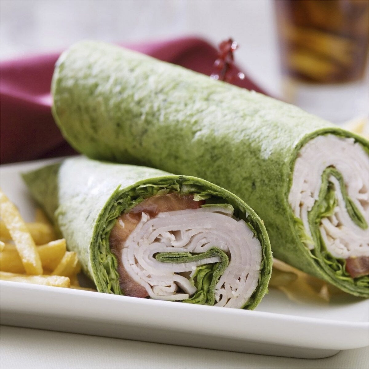 Helgas Wraps Spinach & Herb 7 Pack
