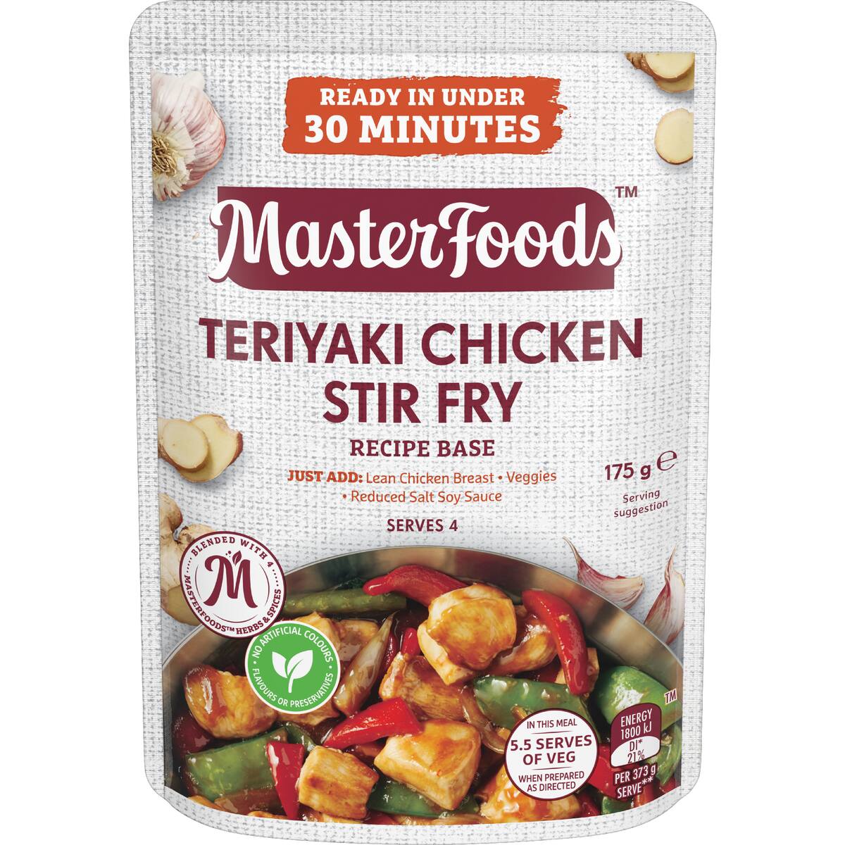 Masterfoods Teriyaki Chicken Stir Fry Recipe Base 175g