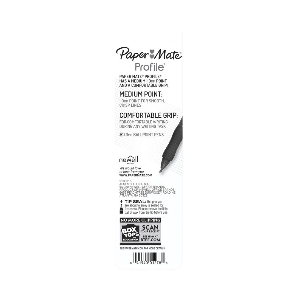 Paper Mate Profile Pen Blue - 2 pack