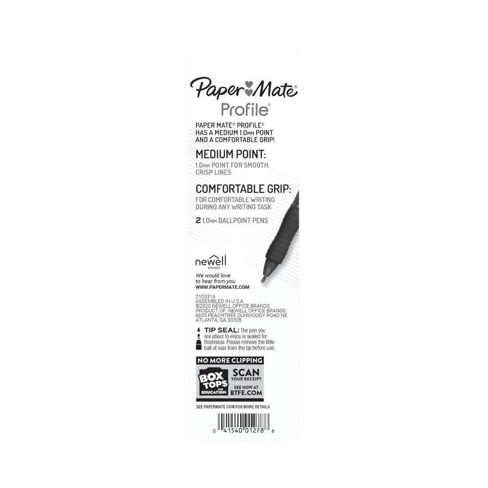Paper Mate Profile Pen Blue - 2 pack