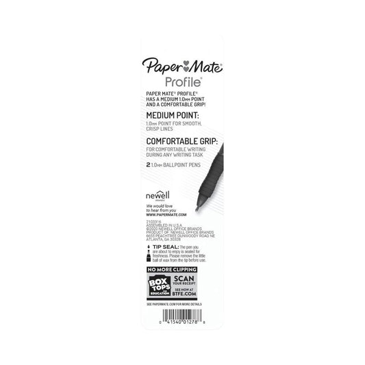 Paper Mate Profile Pen Blue - 2 pack
