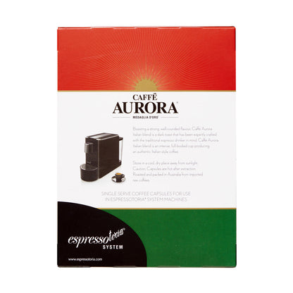 Caffe Aurora Espressotoria Italian Coffee Capsules - 12 pack