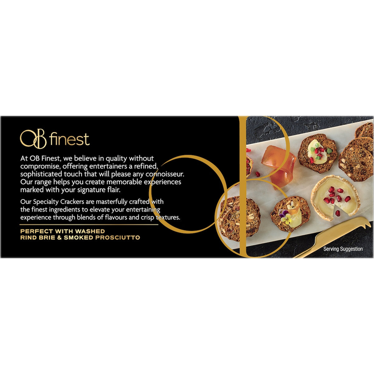 Ob Finest Gluten Free Speciality Crackers Date & Almond 130g