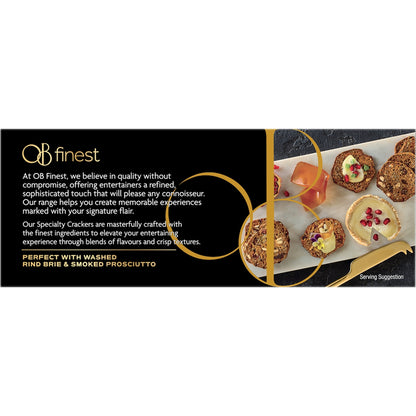 Ob Finest Gluten Free Speciality Crackers Date & Almond 130g