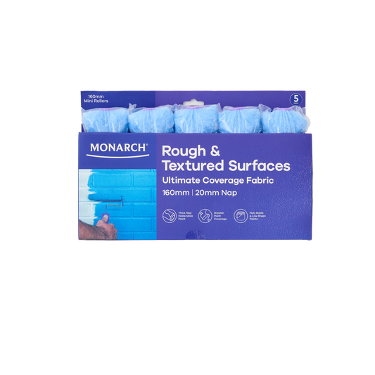 Monarch Mini Rollers - 160mm - 20mm Nap - 5 Pack - Purple