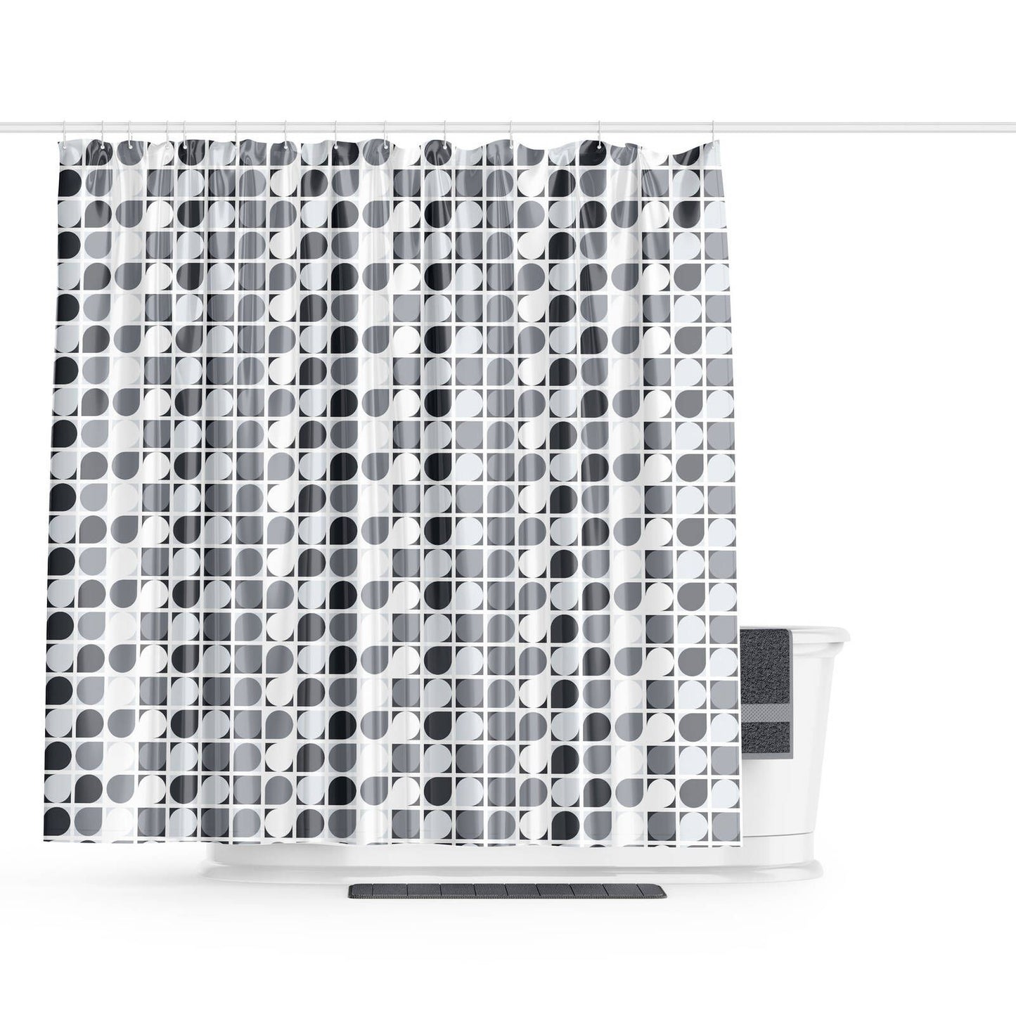 Barelli Shower Curtain - Droplet Dreams - 180 x 180cm