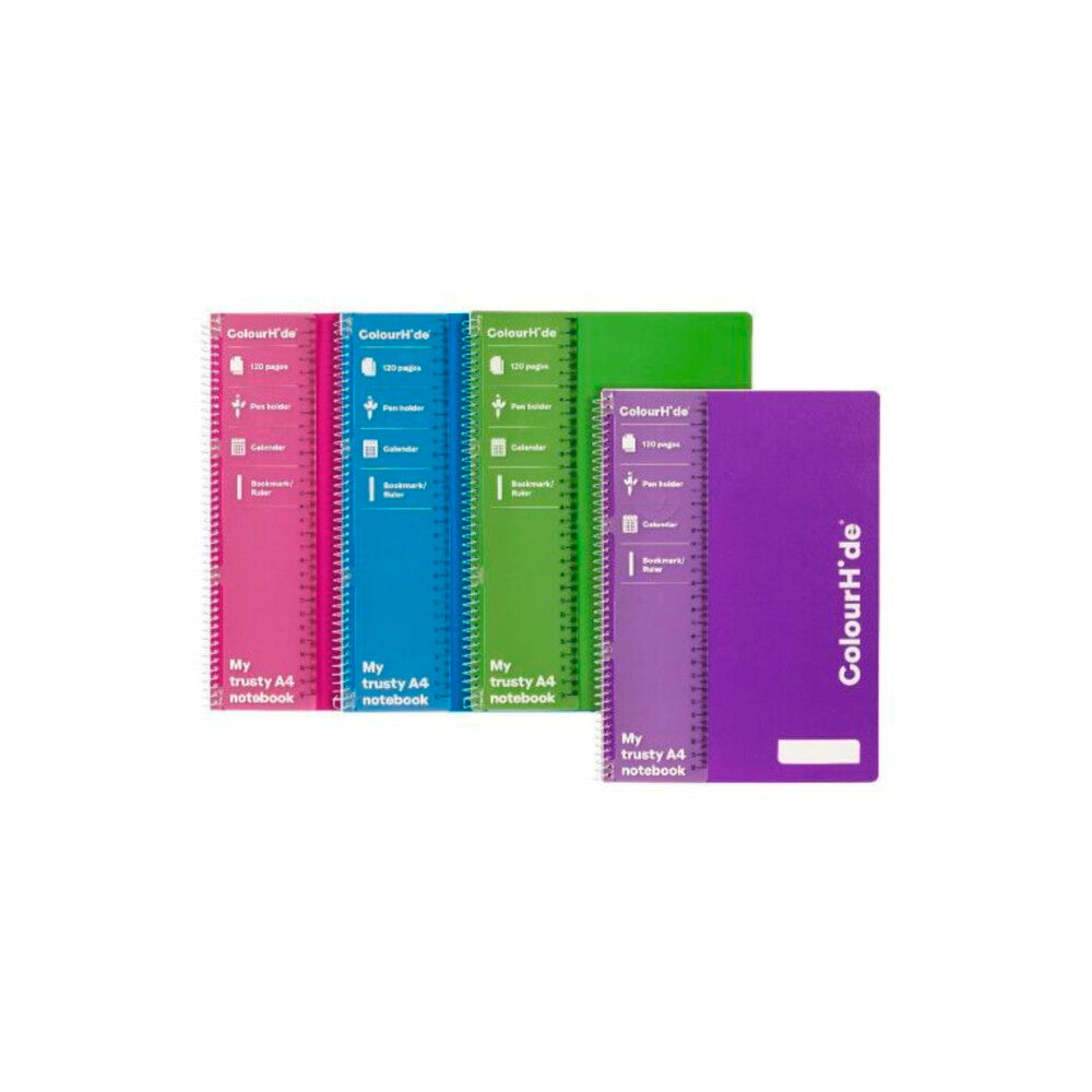 Marbig Colourhide Notebook A4 - 1 Pack