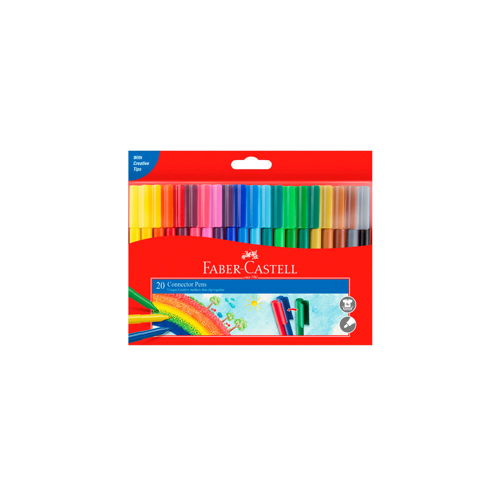 Faber-Castell Connector Pens - 20 Pack