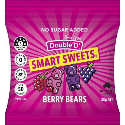 Double D Smart Sweets Berry Gummies 35g